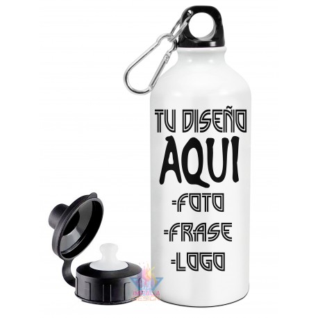 Botella De Agua Deportiva Personalizada Con Logo - Modelo