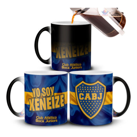 875385-MLA75505446502_042024,Taza Mágica Boca Juniors Xeneixe Club Atlético Fútbol Copa