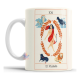 601592-MLA75891372049_042024,Taza De Cerámica Meditación Cartas Tarot Mundo Luna Mod 21