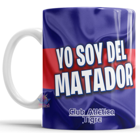 790310-MLA75661408621_042024,Taza De Cerámica Tigre Matador Club Atlético Fútbol Copa 