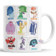 Taza Cerámica Intensamente Emoción Tristeza Alegría Ansiedad Furia