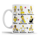 629836-MLA76993439669_062024,Taza Homero Guapo Poderoso Asombroso Hermoso Simpson Meme 