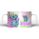 826152-MLA76863183575_062024,Taza De Cerámica Stitch Stich Lilo Peludo Familia Modelo 05