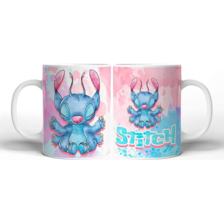 964630-MLA76660574430_062024,Taza De Cerámica Stitch Stich Lilo Peludo Familia Modelo 01 