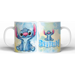 708688-MLA76660714662_062024,Taza De Cerámica Stitch Stich Lilo Peludo Familia Modelo 06