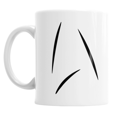 Taza Star Trek Insignia Delta Logo Película Cerámica Geek