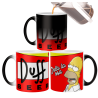 Taza Mágica Simpson Homero Anda La Osa Duff