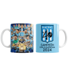 Taza De Cerámica - Racing Campeón Conmebol Sudamericana 2024