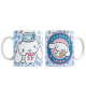 Taza Cerámica Kuromi My Melody Hello Kitty Personaje Punk M5