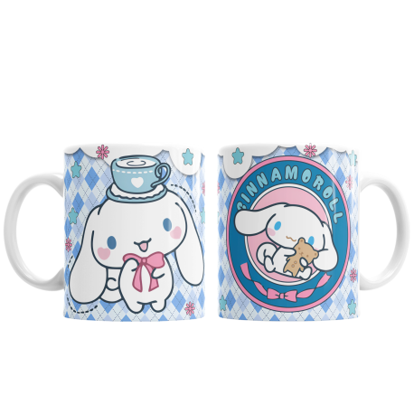 Taza Cerámica Kuromi My Melody Hello Kitty Personaje Punk M5