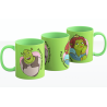 Taza Shrek Fiona Cerámica Color Ogro Amor Frase Enamorados Siempre