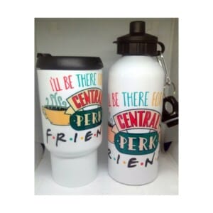 Combo Friends Central Perk Serie Tv Botella Y Jarro Térmico