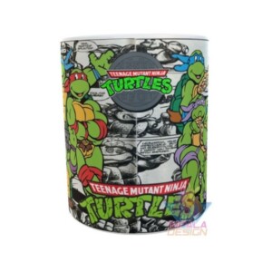 Taza Plástica Tortugas Ninja Mutantes Mod01 Irrompible