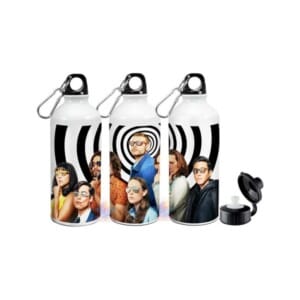 Botella Umbrella Academy Five Cinco Deportiva Alumin 2 Tapas Mod01