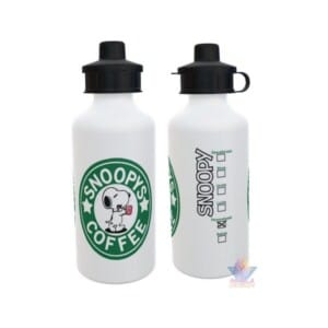 Botella Deportiva Starbucks Snoopy Coffee Café Logo 2 Tapas