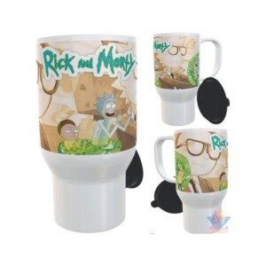 Jarro Térmico Rick Y Morty Fuck You Viajando Plástico