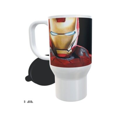 Jarro Térmico Plástico Iron Man Stark Industries