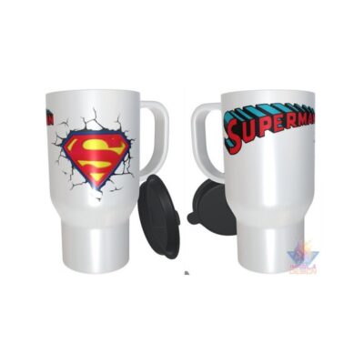 Jarro Térmico Superman Dc Comics Logo Plástico