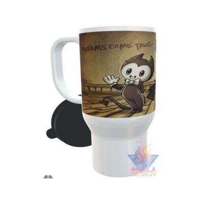 Jarro Térmico Bendy And The Ink Machine Juego Mod02 Plástico