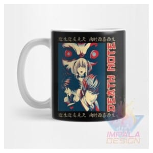 Taza Death Note Manga Ryuk Misa Yagami Cerámica Anime Mod10