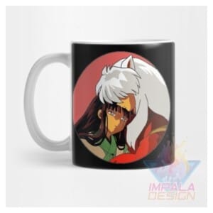 Taza Inuyasha Sengoku Manga Cerámica Anime Japón Kagome Mod1