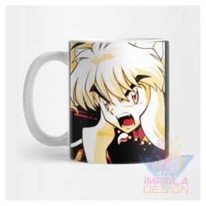 Taza Inuyasha Sengoku Manga Cerámica Anime Japón Kagome Mod4