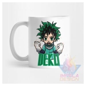 Taza Izuku Midoriya My Hero Academia Deku Cerámica Mod05