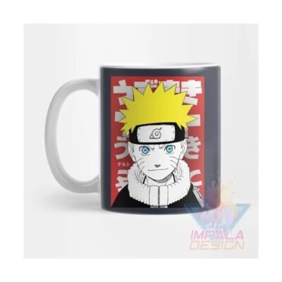 Taza Naruto Uzumaki Shippuden Comic Manga Cerámica Mod 12
