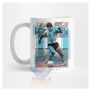 Taza Maradona Diego Armando La Mano De Dios Mod2