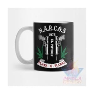 Taza Pablo Escobar Patrón Mal Narcos Plata Plomo Cerámica M2