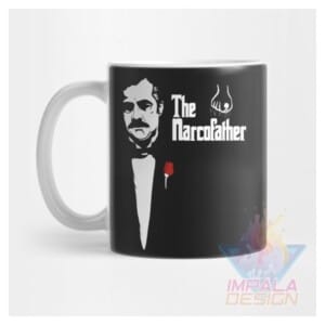 Taza Pablo Escobar Patrón Mal Narcos Plata Plomo Cerámica M6