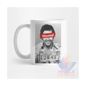 Taza Pablo Escobar Patrón Mal Narcos Plata Plomo Cerámica M8