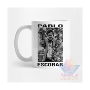 Taza Pablo Escobar Patrón Mal Narcos Plata Plomo Cerámica M9