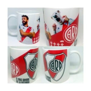 Taza River Plate Lucas Modo Oso Pratto Libertadores Recopa
