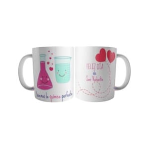 Taza Día San Valentín Enamorados Química Perfecta