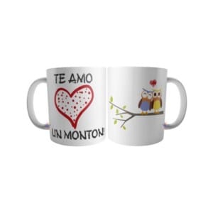 Taza Día San Valentín Te Amo Un Montón Premium