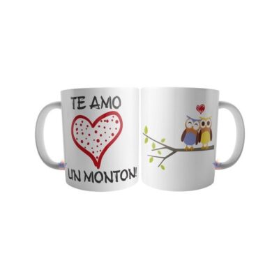 Taza Día San Valentín Te Amo Un Montón Premium