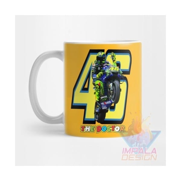 Taza Valentino Rossi Motociclismo 46 The Doctor Cerámica M05 1 Taza Valentino Rossi Motociclismo 46 The Doctor Cerámica M05