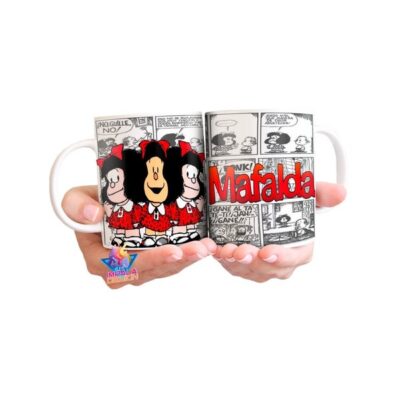 Mafalda Taza Cerámica Quino Felipe Manolito Guille Miguelito