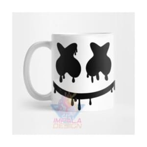 Taza Marshmello Cara Dj Cerámica Christopher M1