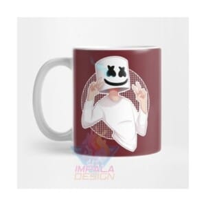Taza Marshmello Cara Dj Cerámica Christopher M2