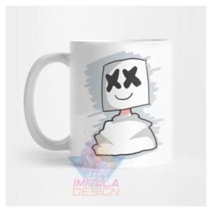 Taza Marshmello Cara Dj Cerámica Christopher M4