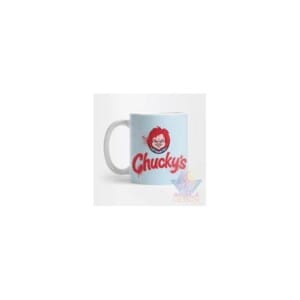 Taza Chucky Terror Cuchillo Muñeco Cerámica Childs Mod 02