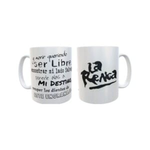 Taza La Renga Frase Canción Logo Cerámica Mod 01