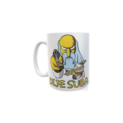 Taza Cerámica Dije Suba Simpson Smithers Burns Cumbancha