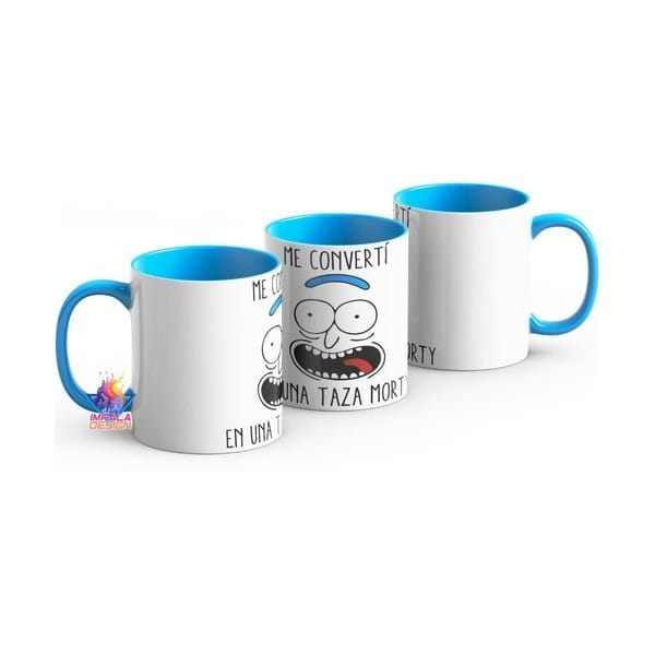 Taza Rick And Morty Me Convertí En Una Taza Int Y Asa Color 1 Taza Rick And Morty Me Convertí En Una Taza Int Y Asa Color