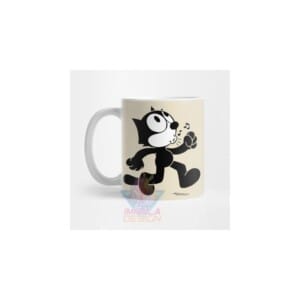 Taza Gato Felix Cat Gatito Gatitos Silbando Cerámica