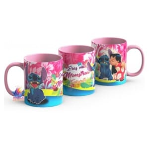 Taza Stitch Lilo Love Disney Mi Monstruo Favorito Ohana
