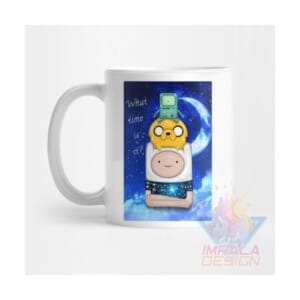 Taza Hora De Aventura Time Finn Jake Beemo Cerámica Mod 05