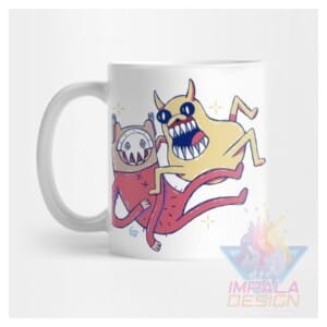 Taza Hora De Aventura Time Finn Jake Beemo Cerámica Mod 11